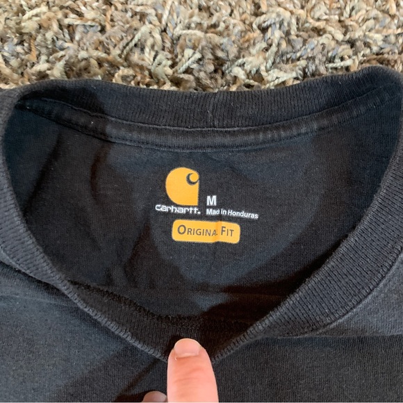 Black Carhartt Pocket Tee - Picture 3 of 3